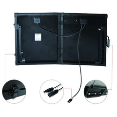 ACOPower PTP 100W Portable Solar Panel Expansion Briefcase - Green Vista Living