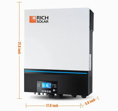 Rich Solar Complete Off-Grid Solar Kit RS-H6548 | 8000W PV Input 48V 120VAC Output - Green Vista Living
