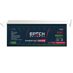 Epoch Batteries 12V 460Ah Essential Series - Bluetooth & Heated LiFePO4 Battery - Green Vista Living