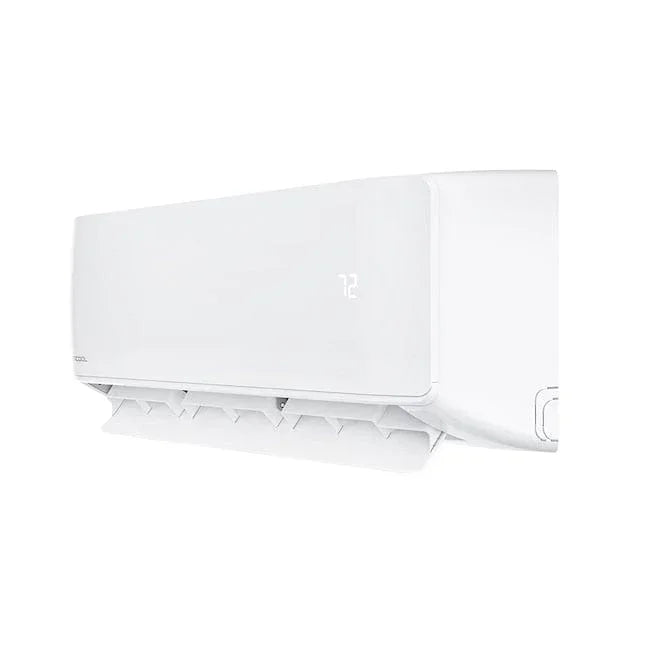 Gree wall-mounted split air conditioner indoor unit, modern white design, digital display