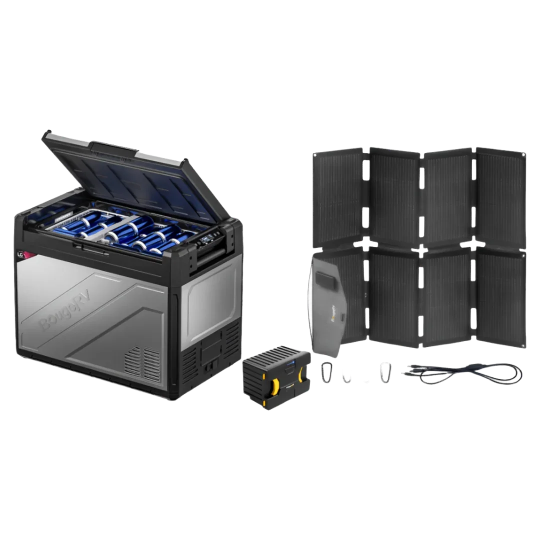 BougeRV Rocky Solar Battery Portable Fridge Kit - Green Vista Living