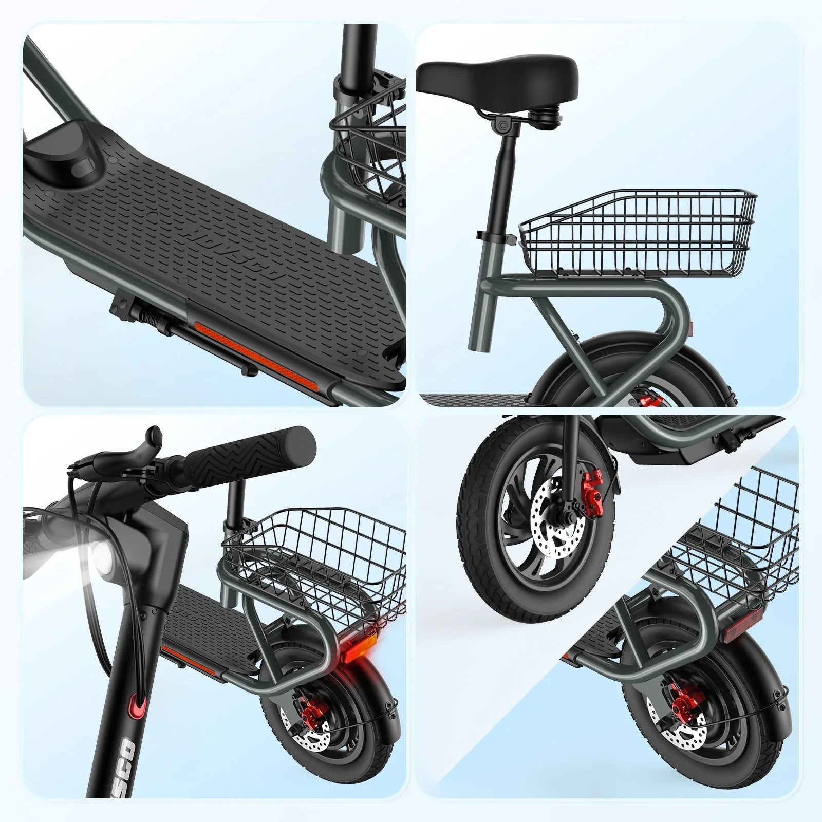 HOVSCO Porto Max Electric Scooter For Commute & Grocery Shopping - Green Vista Living