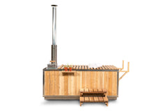 Dundalk Leisurecraft Canadian Timber The Starlight Wood Burning Hot Tub - Green Vista Living