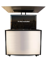 MirageVision 65" Outdoor TV Premium Lift Cabinet - Green Vista Living