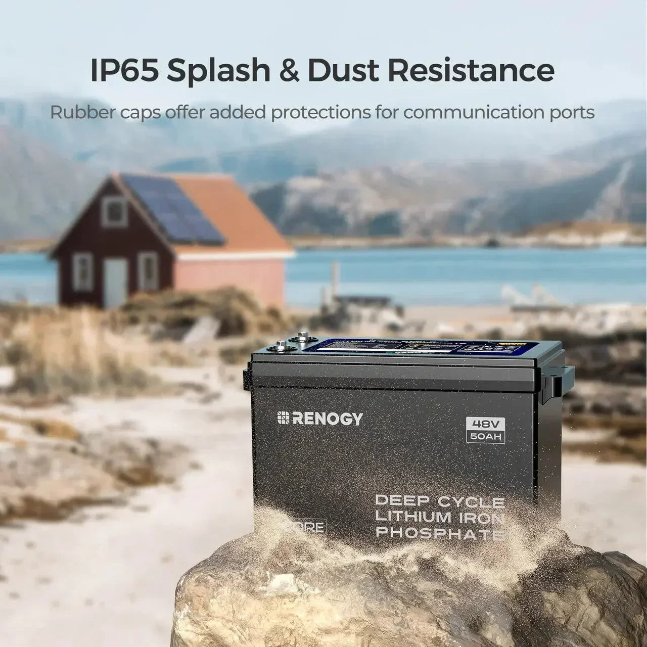 Renogy Core - 48V 50Ah Smart Lithium Iron Phosphate Battery w/Self-heating - Green Vista Living