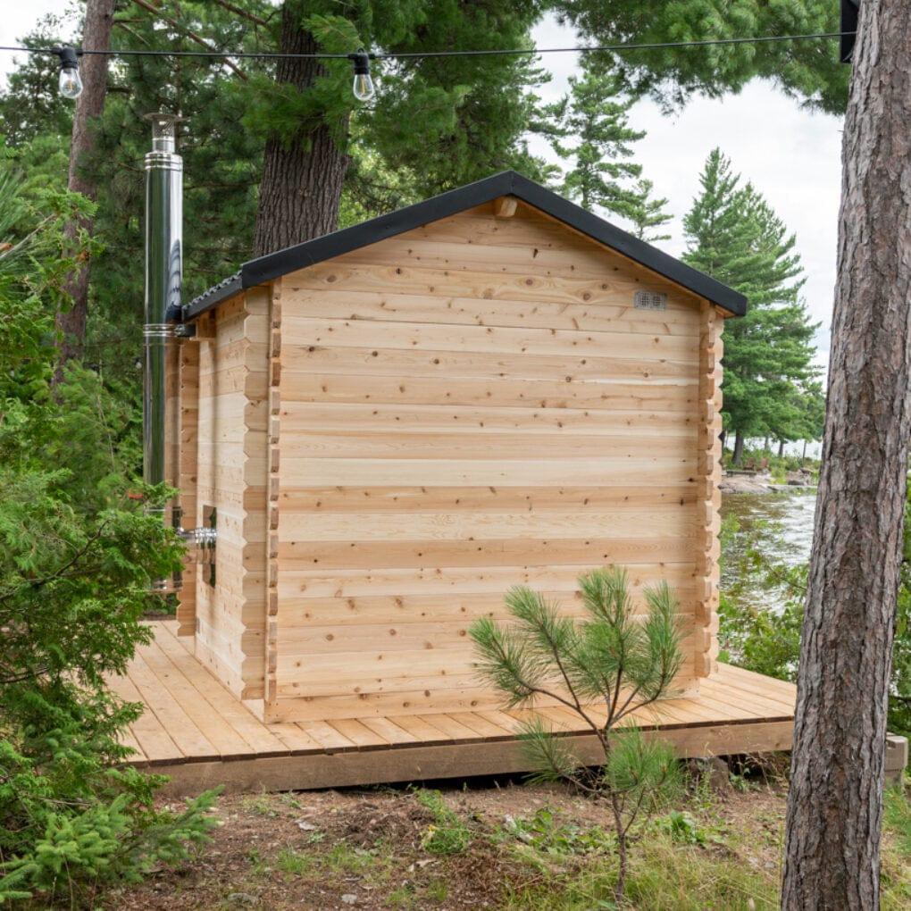 Dundalk Leisurecraft Canadian Timber Georgian Cabin Sauna | 6 Persons - Green Vista Living