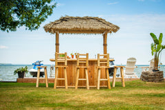 Dundalk Leisurecraft Canadian Timber Tropical Paradise Tiki Bar - Green Vista Living