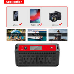 ACOPOWER 1500W 12V Pure Sine Wave Inverter - Green Vista Living