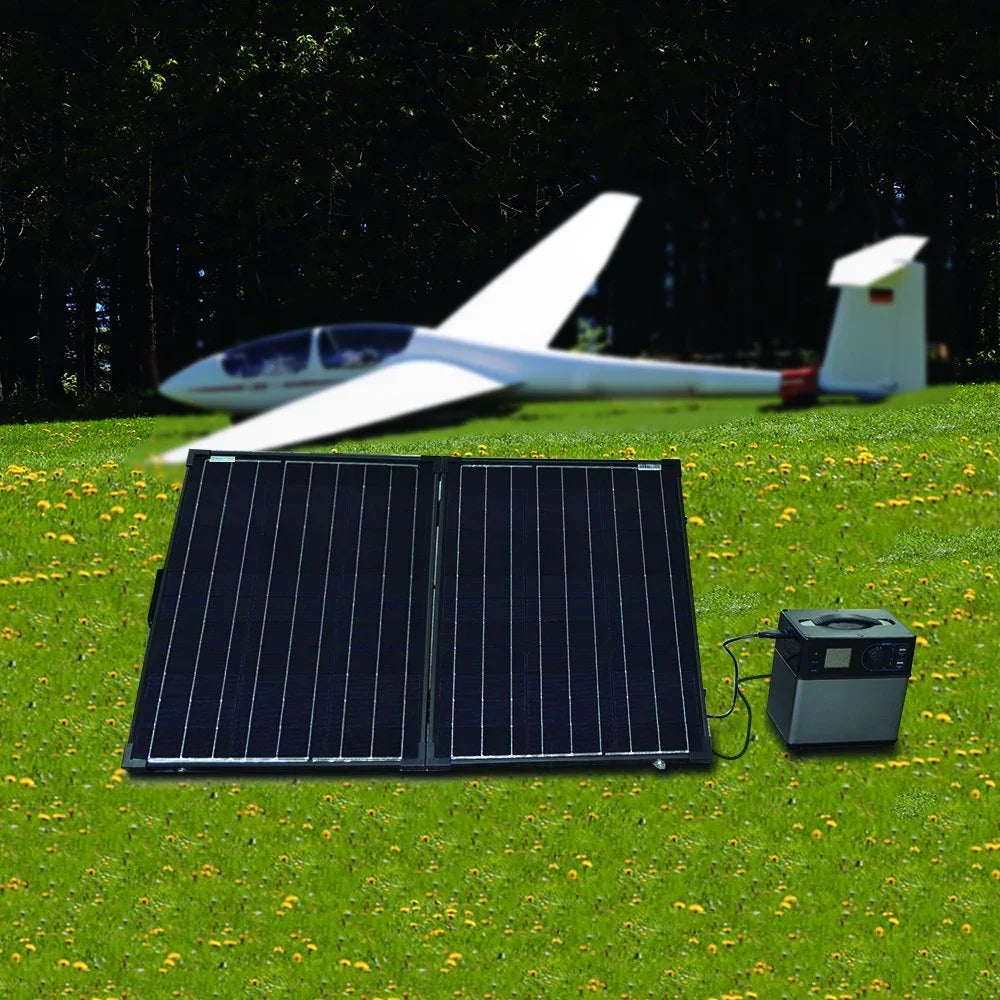 ACOPower PTP 100W Portable Solar Panel Expansion Briefcase - Green Vista Living