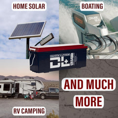 Dakota Lithium + 12V 640Ah LiFePO4 Dual Purpose Battery with CAN Bus - Green Vista Living