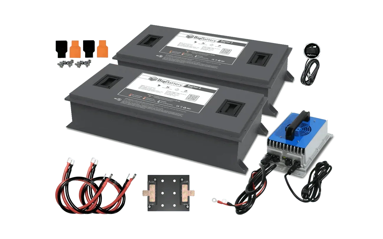 BigBattery 72V RAPTOR 2 LiFePO4 Battery | 7.68kWh | Game-Changing Power for Golf Carts - Green Vista Living