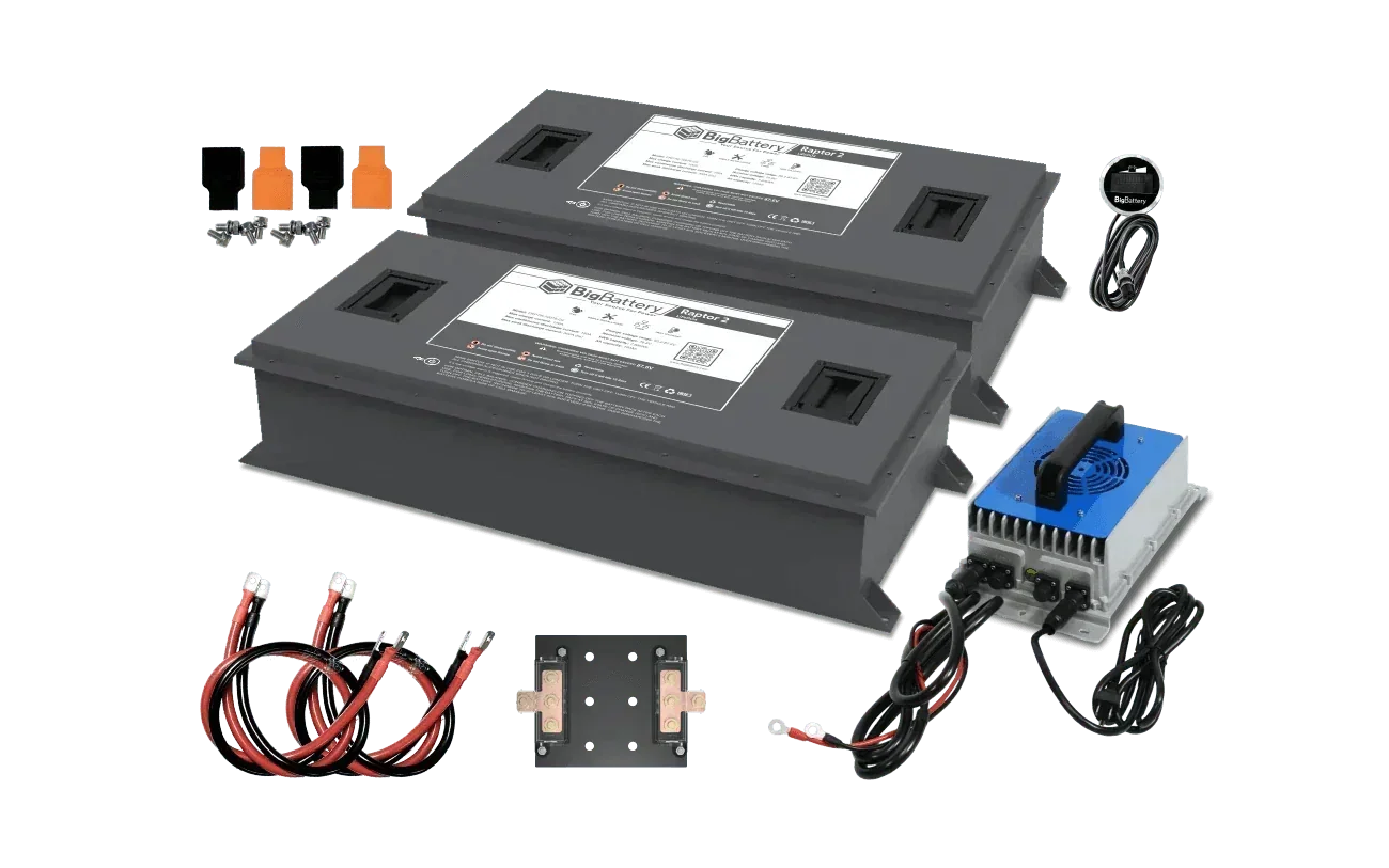 BigBattery 72V RAPTOR 2 LiFePO4 Battery | 7.68kWh | Game-Changing Power for Golf Carts - Green Vista Living