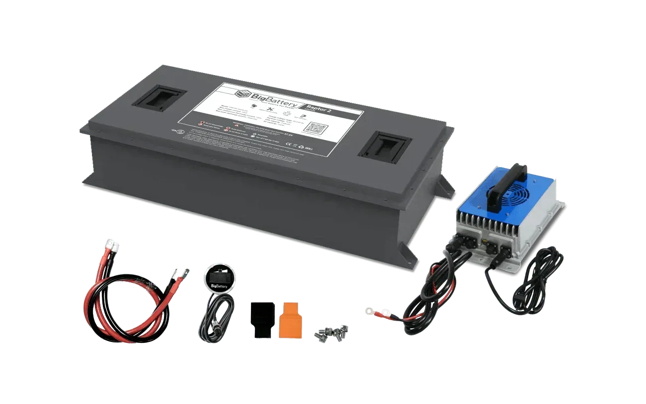 BigBattery 72V RAPTOR 2 LiFePO4 Battery | 7.68kWh | Game-Changing Power for Golf Carts - Green Vista Living