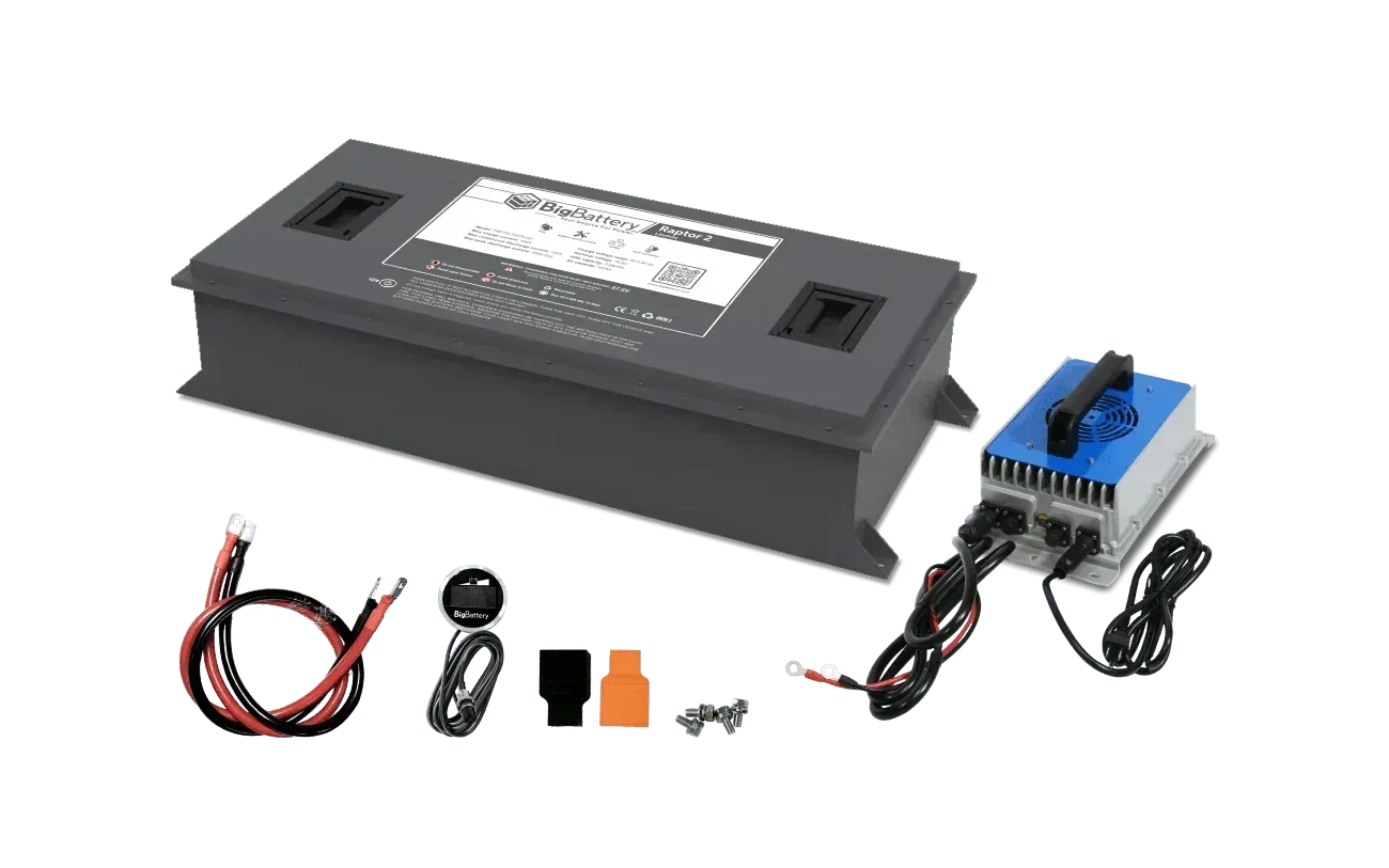 BigBattery 72V RAPTOR 2 LiFePO4 Battery | 7.68kWh | Game-Changing Power for Golf Carts - Green Vista Living