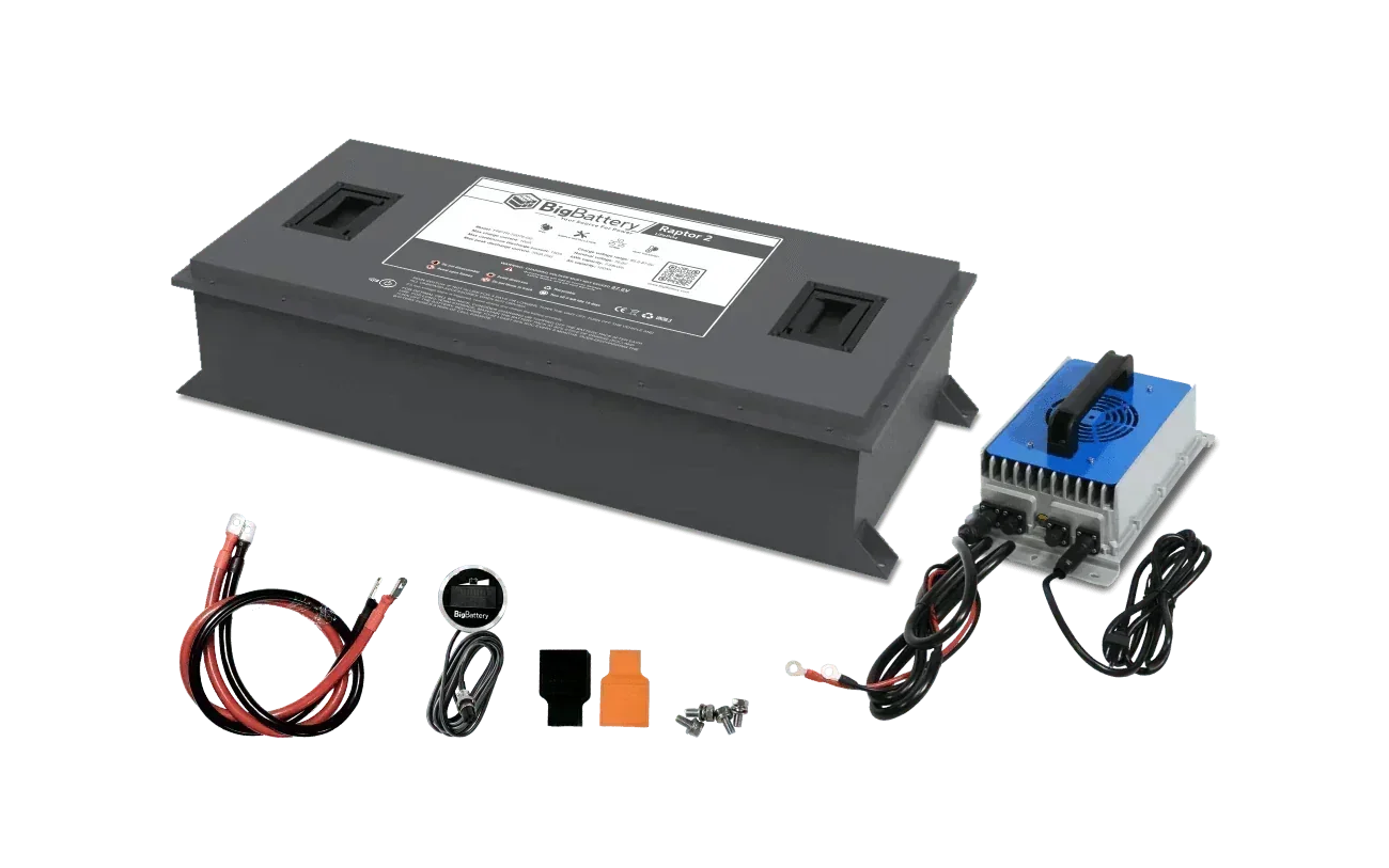 BigBattery 72V RAPTOR 2 LiFePO4 Battery | 7.68kWh | Game-Changing Power for Golf Carts - Green Vista Living