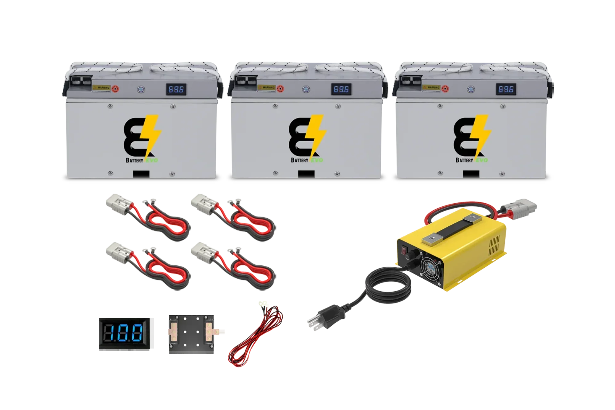 FALCON 72V 6.3kWh Lithium Battery 3x Kit - Green Vista Living