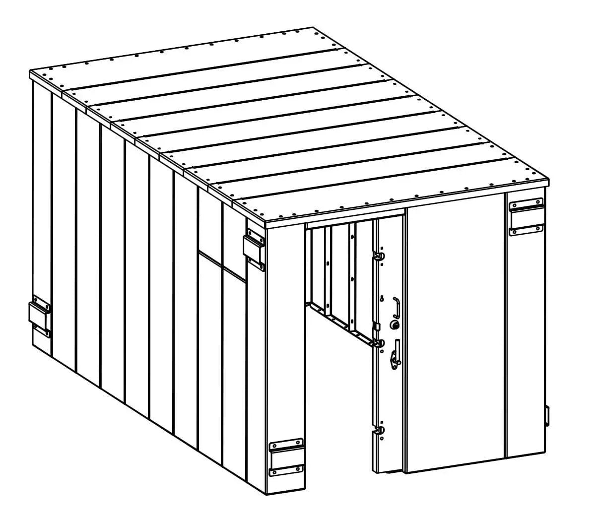 Swisher ESP Safety Shelter- 25 Person Private / 15 Person Business - Green Vista Living