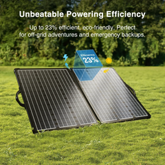 ACOPOWER PLK Portable Solar Panel Kit, Lightweight 20A Charge Controller——200W, 100W - Green Vista Living