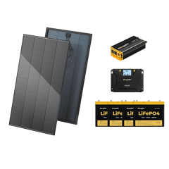 BougeRV 12V 800W High Watt Rigid Solar System Kit