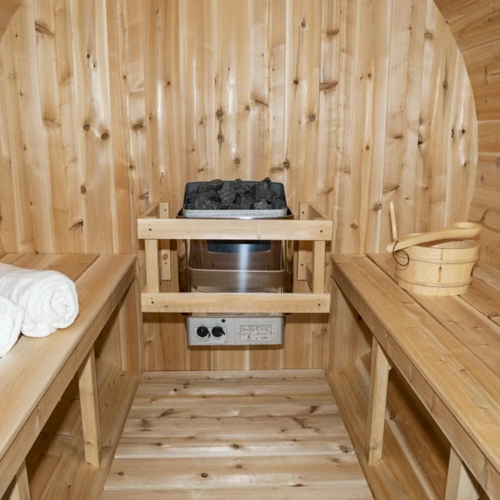 Dundalk Leisurecraft Canadian Timber Serenity Barrel Sauna | 4 Persons - Green Vista Living