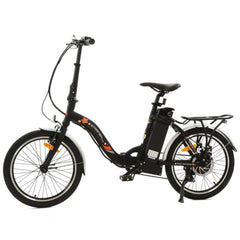 UL Certified-Ecotric Starfish 20inch portable and folding electric bike - Matt Black - Green Vista Living