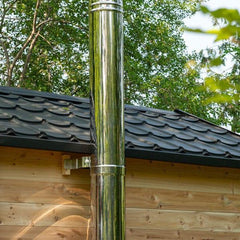 Dundalk Leisurecraft Canadian Timber Georgian Cabin Sauna with Changeroom | 6 Persons - Green Vista Living