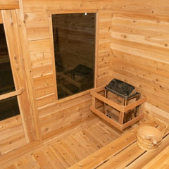 Dundalk Leisurecraft Canadian Timber Luna Sauna | 4 Persons - Green Vista Living