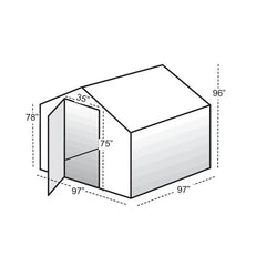 Solexx Garden Master Greenhouse - Green Vista Living