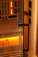 Golden Designs Full Spectrum Infrared Sauna with Himalayan Salt Bar | GDI-8020-03 | 2 Persons