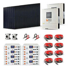 Rich Solar 8000W 48V-120/240VAC Solar Kit - Green Vista Living