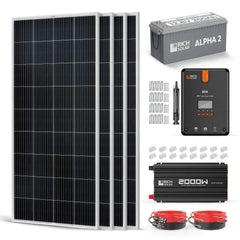 Rich Solar - 800 Watt Complete Solar Kit - Green Vista Living