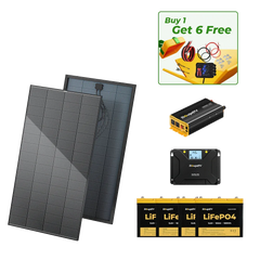 BougeRV 12V 800W High Watt Rigid Solar System Kit - Green Vista Living