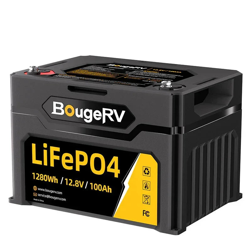 12V 1280Wh/100Ah LiFePO4 Battery - Green Vista Living