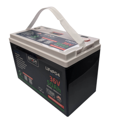 Epoch Batteries 36V 50Ah Essential Series - Bluetooth & Heated LiFePO4 Battery - Green Vista Living