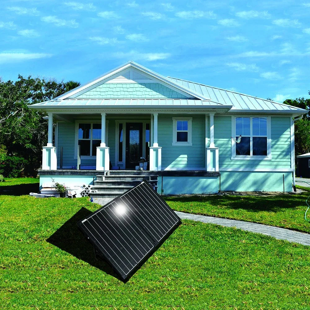ACOPower PTP 100W Portable Solar Panel Expansion Briefcase - Green Vista Living
