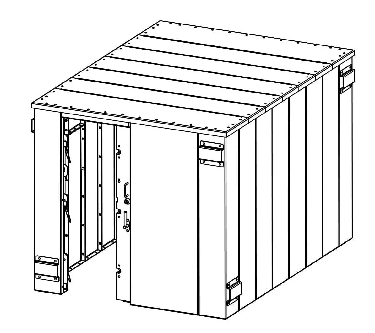 Swisher ESP Safety Shelter- 20 Person Private / 12 Person Business - Green Vista Living