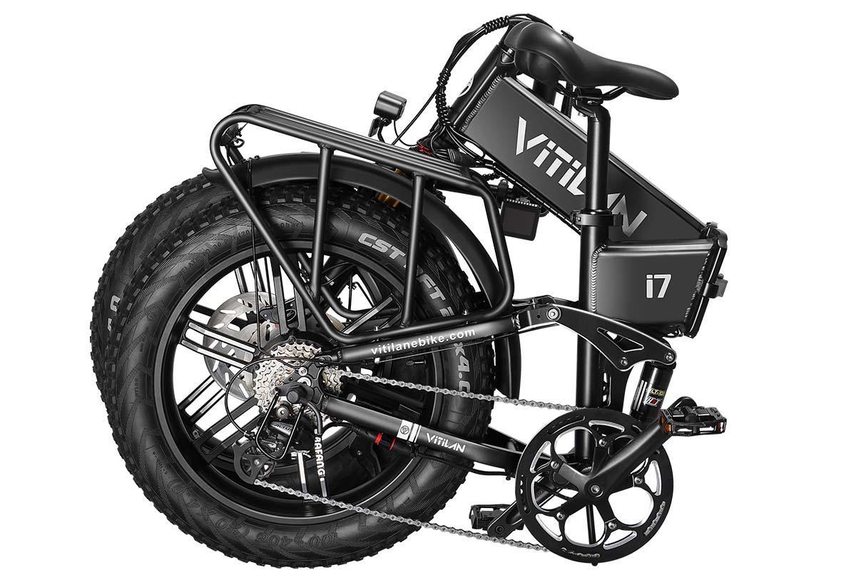 Vitilan I7 Pro Folding Full Suspension Electric Bike - Green Vista Living