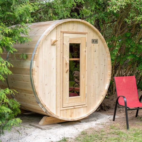 Dundalk Leisurecraft Canadian Timber Harmony Barrel Sauna | 4 Persons - Green Vista Living