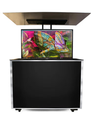 MirageVision 85" Outdoor TV Premium Lift Cabinet - Green Vista Living