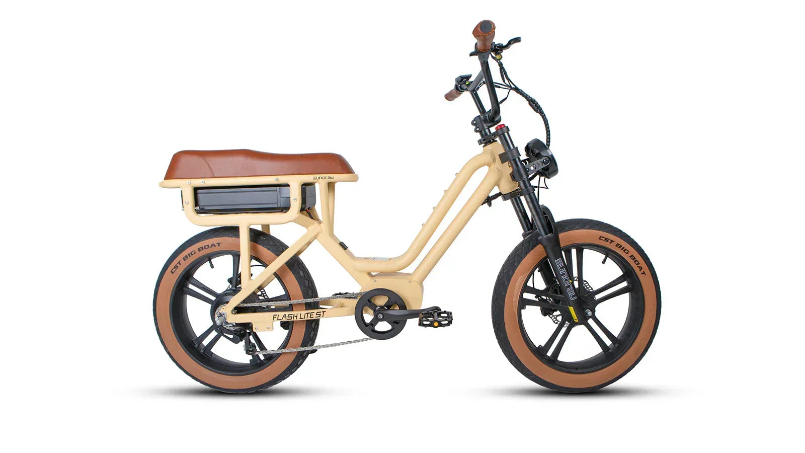 EUNORAU FLASH LITE ST 52V750W Fat Tire eMoped Electric Bicycle - Green Vista Living