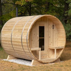 Dundalk Leisurecraft Canadian Timber Serenity Barrel Sauna | 4 Persons - Green Vista Living