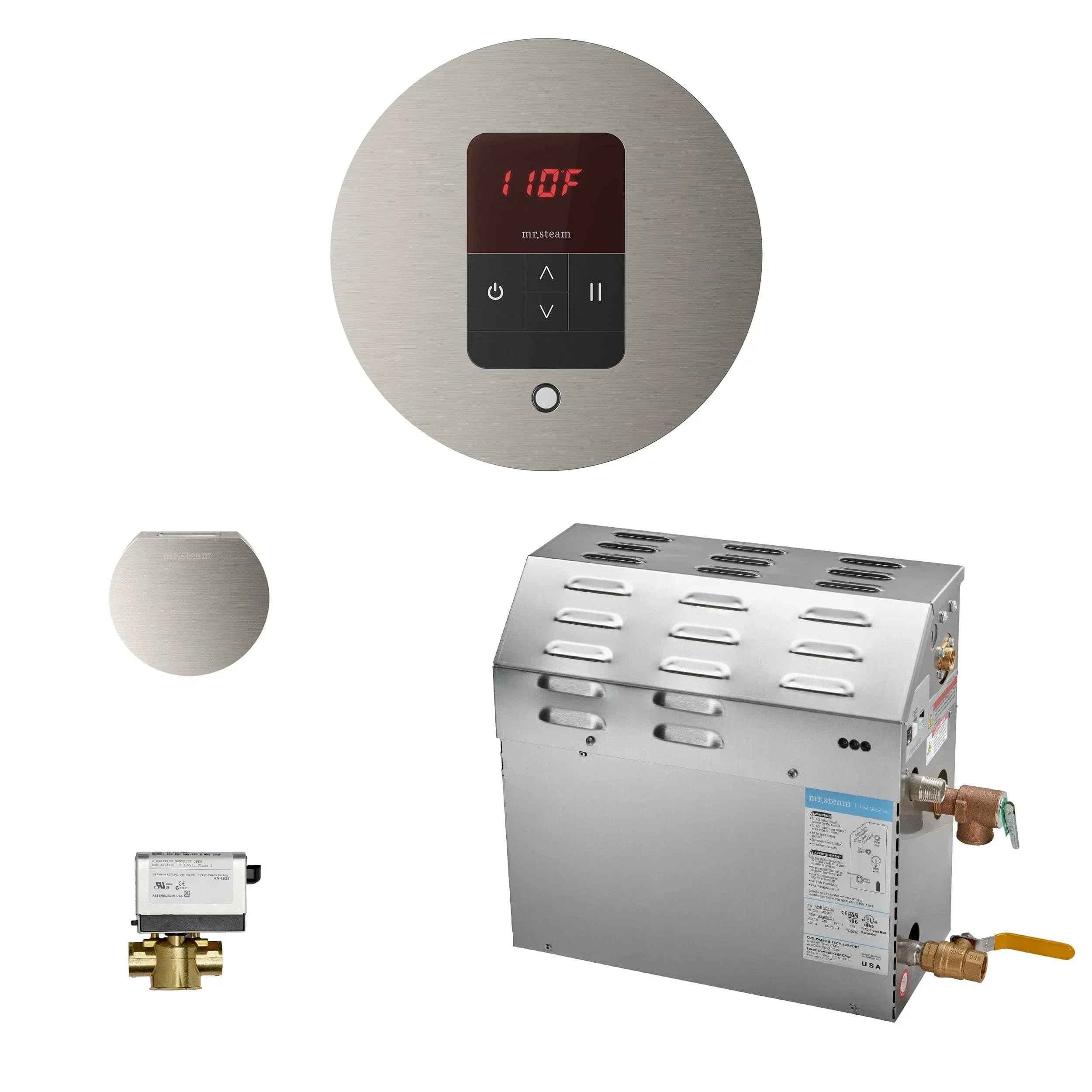 Mr. Steam MS (iTempo) 6 kW (6000 W) Steam Shower Generator Package with iTempo Control - Green Vista Living