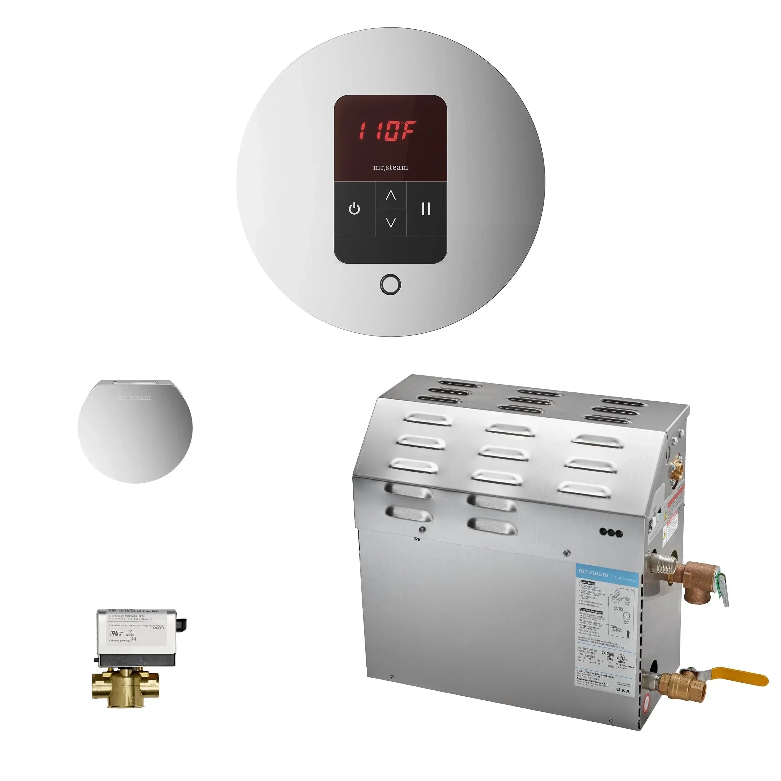 Mr. Steam MS (iTempo) 6 kW (6000 W) Steam Shower Generator Package with iTempo Control - Green Vista Living