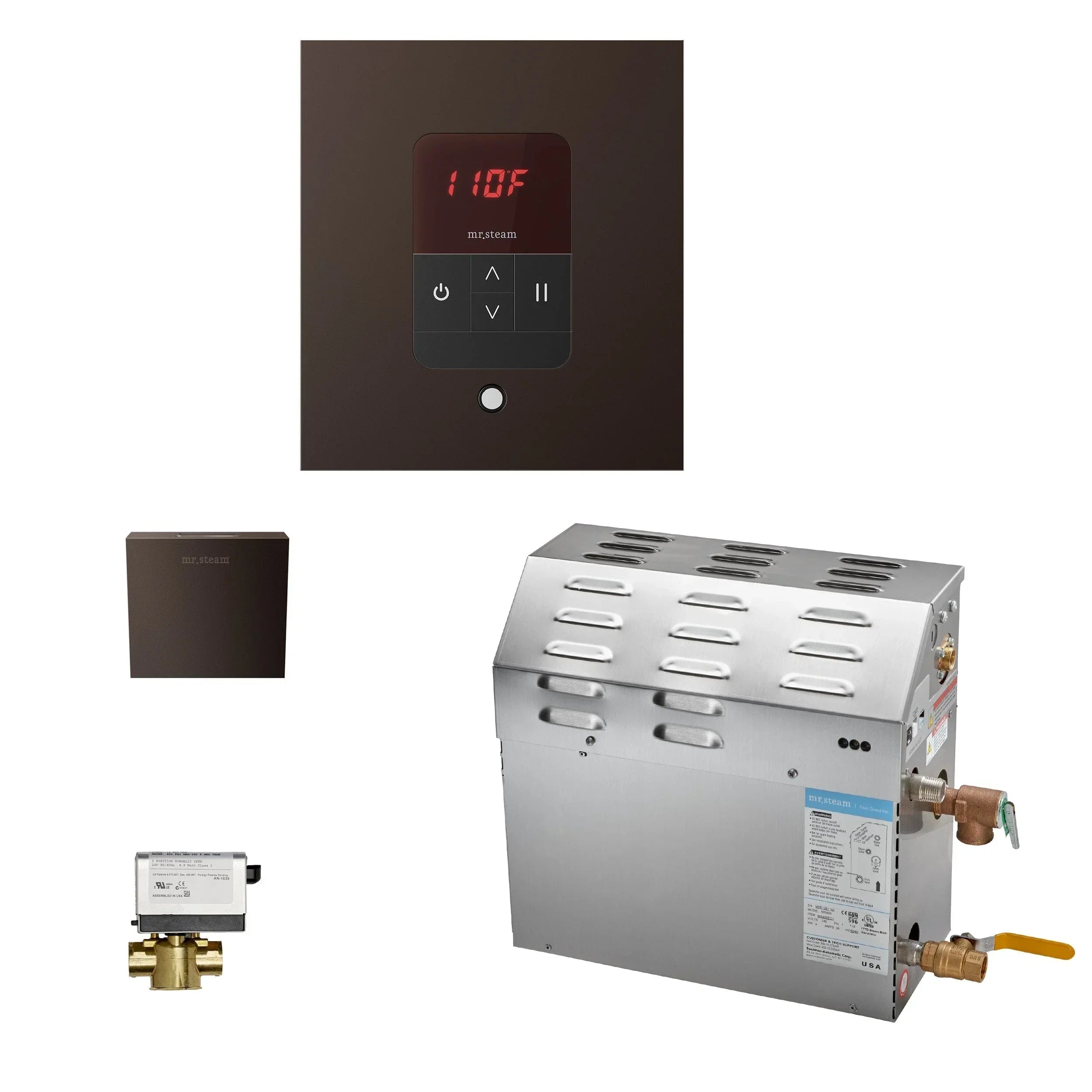 Mr. Steam MS (iTempo) 6 kW (6000 W) Steam Shower Generator Package with iTempo Control - Green Vista Living