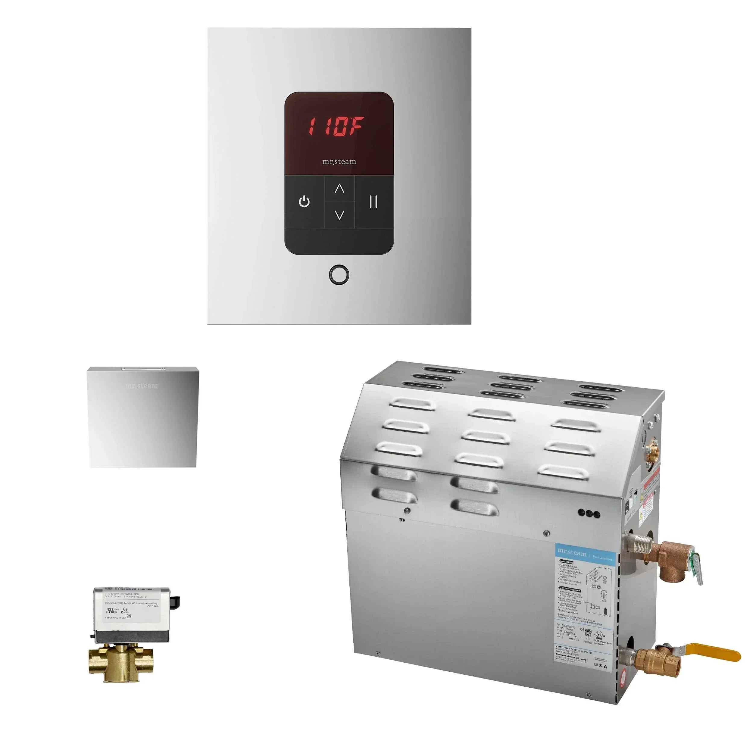 Mr. Steam MS (iTempo) 5 kW (5000 W) Steam Shower Generator Package with iTempo Control - Green Vista Living