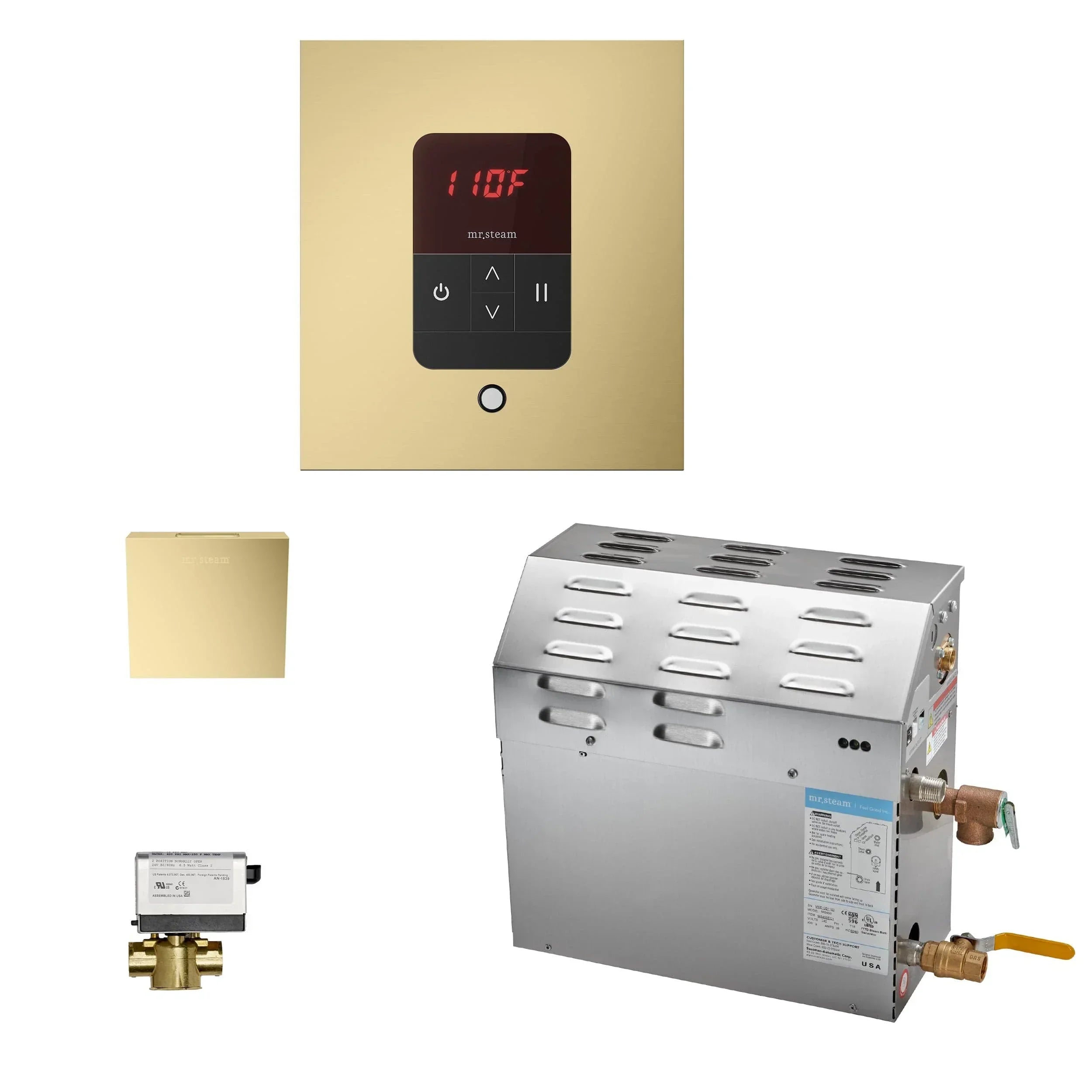 Mr. Steam MS (iTempo) 5 kW (5000 W) Steam Shower Generator Package with iTempo Control - Green Vista Living