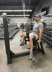 Selectorized Hip Abductor & Adductor Machine w/ 250lb weight stack (New) - Green Vista Living