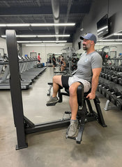 Selectorized Hip Abductor & Adductor Machine w/ 250lb weight stack (New) - Green Vista Living