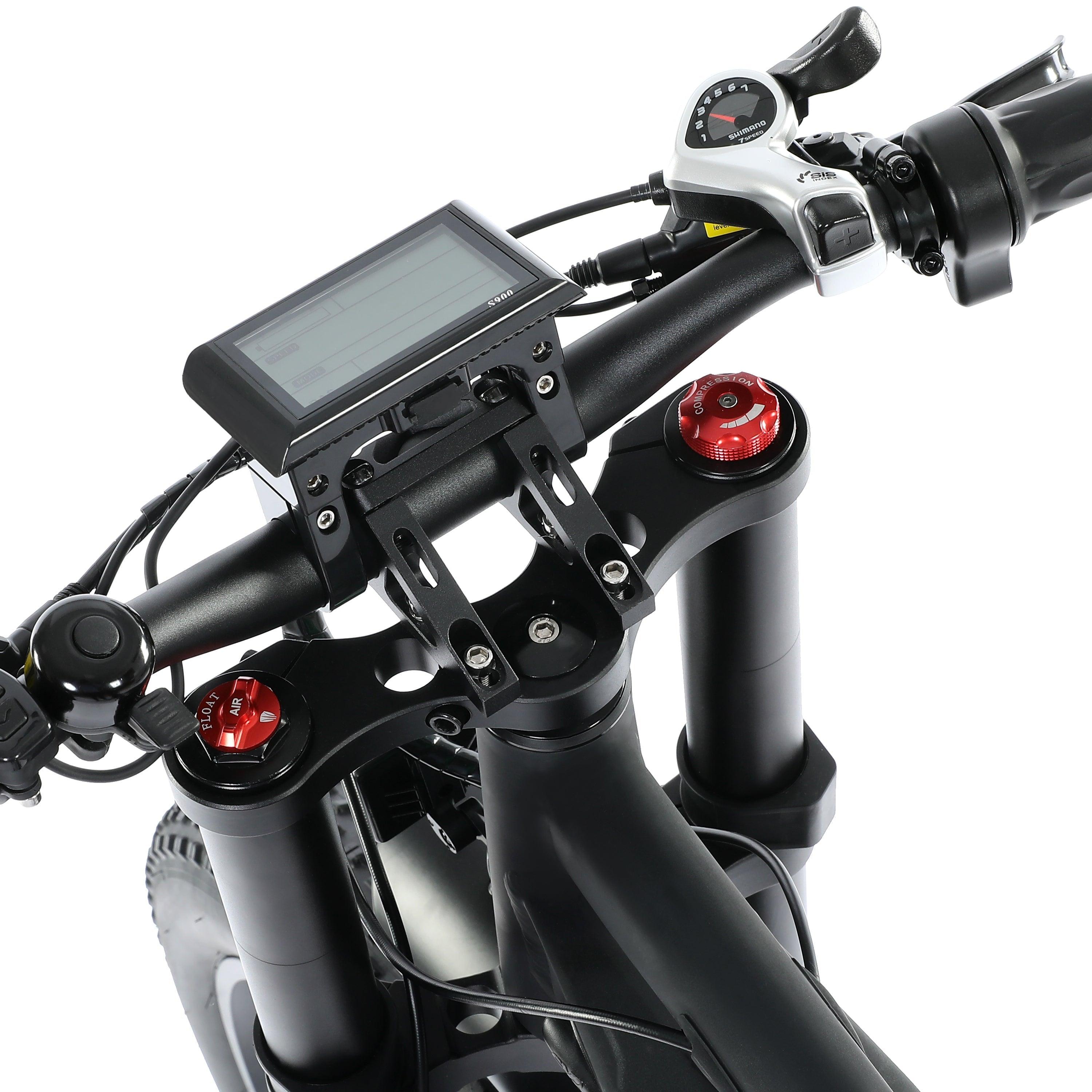 Ecotric Explorer 26 inches 48V Fat Tire Electric Bike with Rear Rack - Green Vista Living