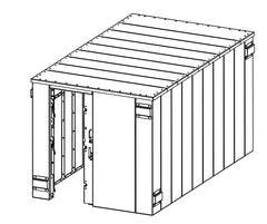 Swisher ESP Safety Shelter- 25 Person Private / 15 Person Business - Green Vista Living